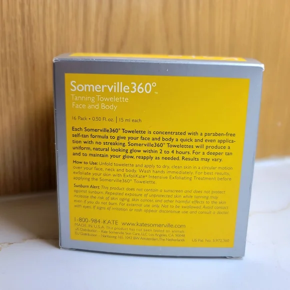 15 Kate Somerville Somerville360° Face and Body Self Tanning Towelettes